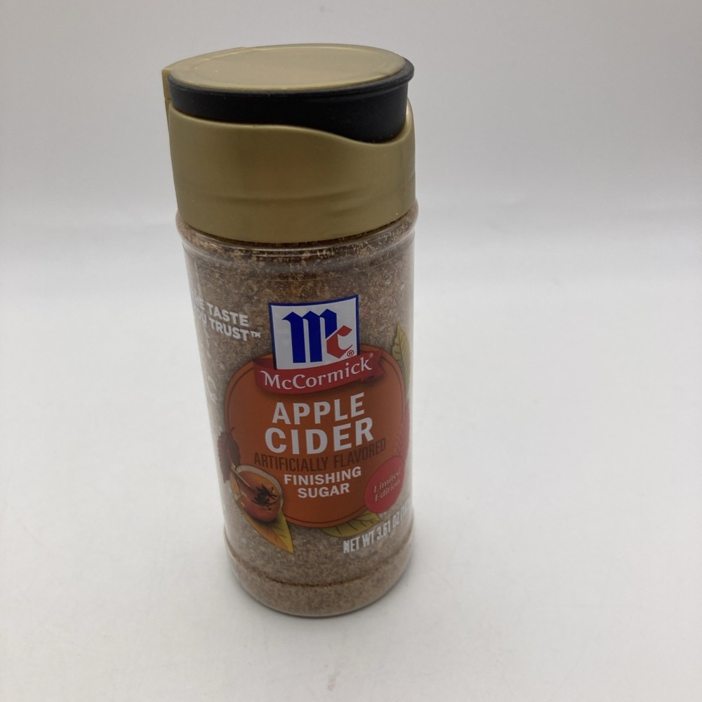 McCormick Holiday Finishing Sugar Apple Cider Limited Edition 2025 New